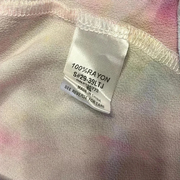 Up-cycled, tie dyed, VICI top. - Picture 7 of 7